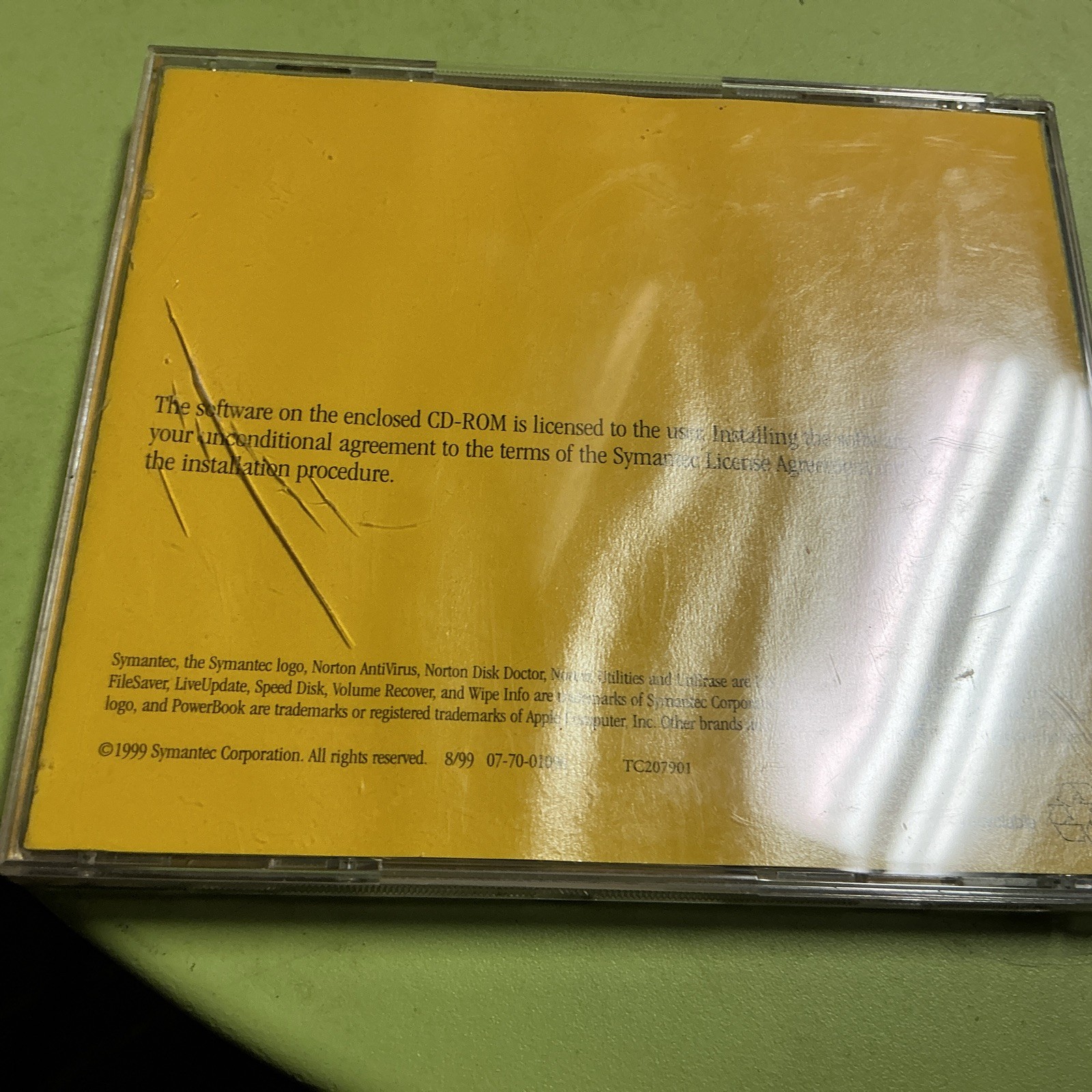 Symantic Norton Utilities Mac OS Cd Rom version 5.0