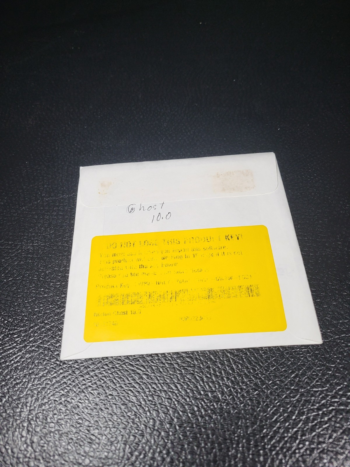 Norton Ghost 10.0 Dvd/CD Rare Vinatge Still Sealed Disc Only