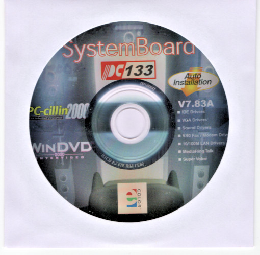 PCChips M720 M740 M750 M760 M770 M820 M900 Motherboard Drivers CD-ROM (2001)