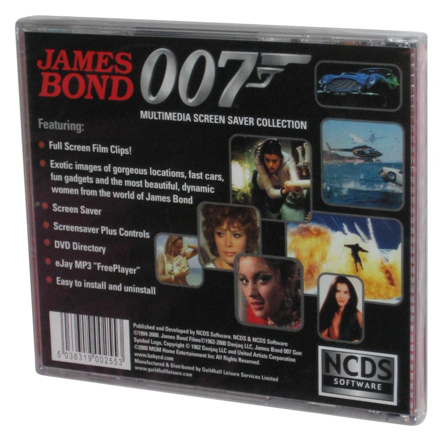The Official James Bond 007 Screen Saver Vol. 1 Girls N Gadgets Windows PC CD-Ro