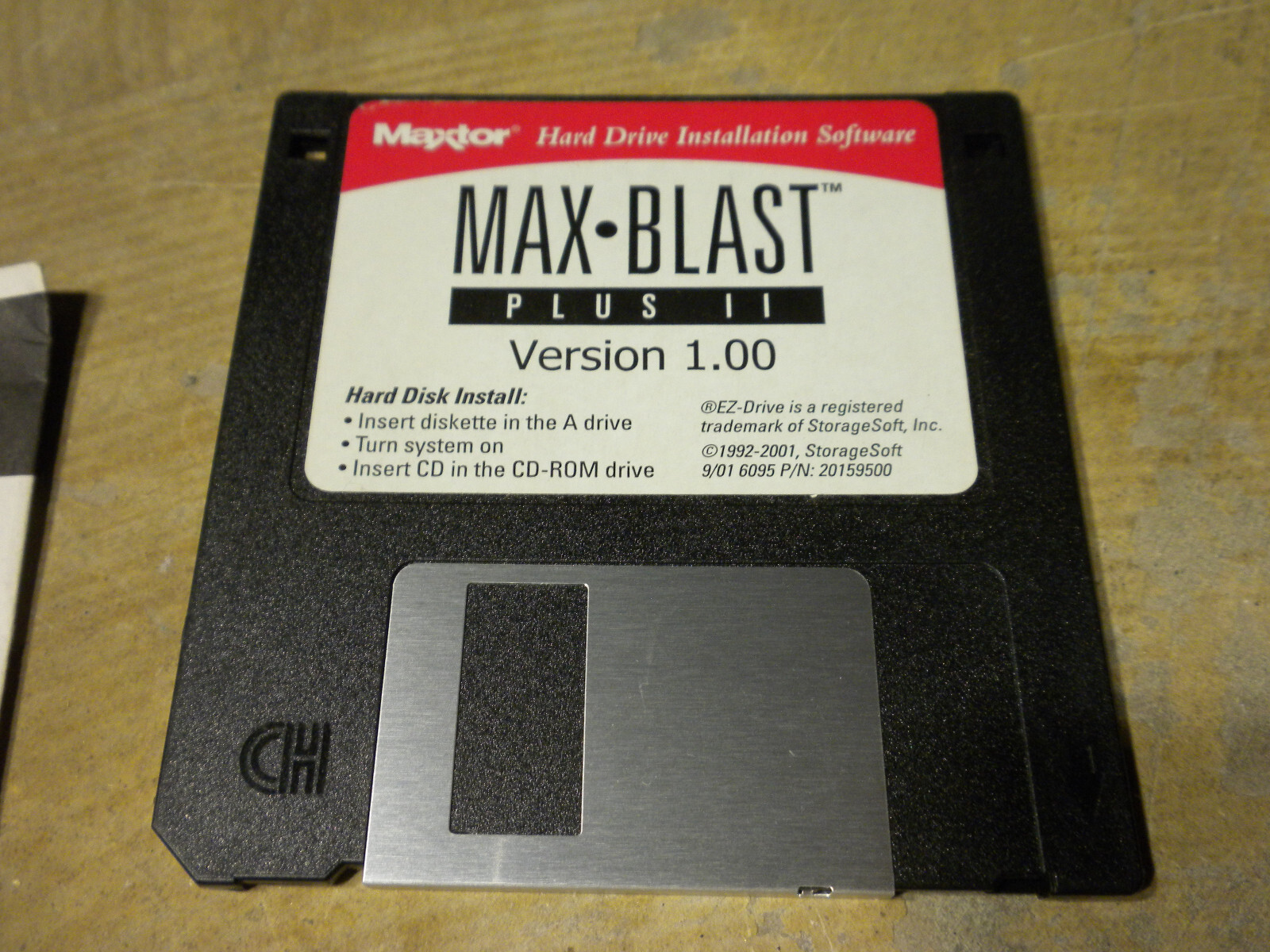 NO HARD DRIVE Maxtor ATA Hard Drive MAX BLAST PLUS II Guide CD ROM – Floppy Disc