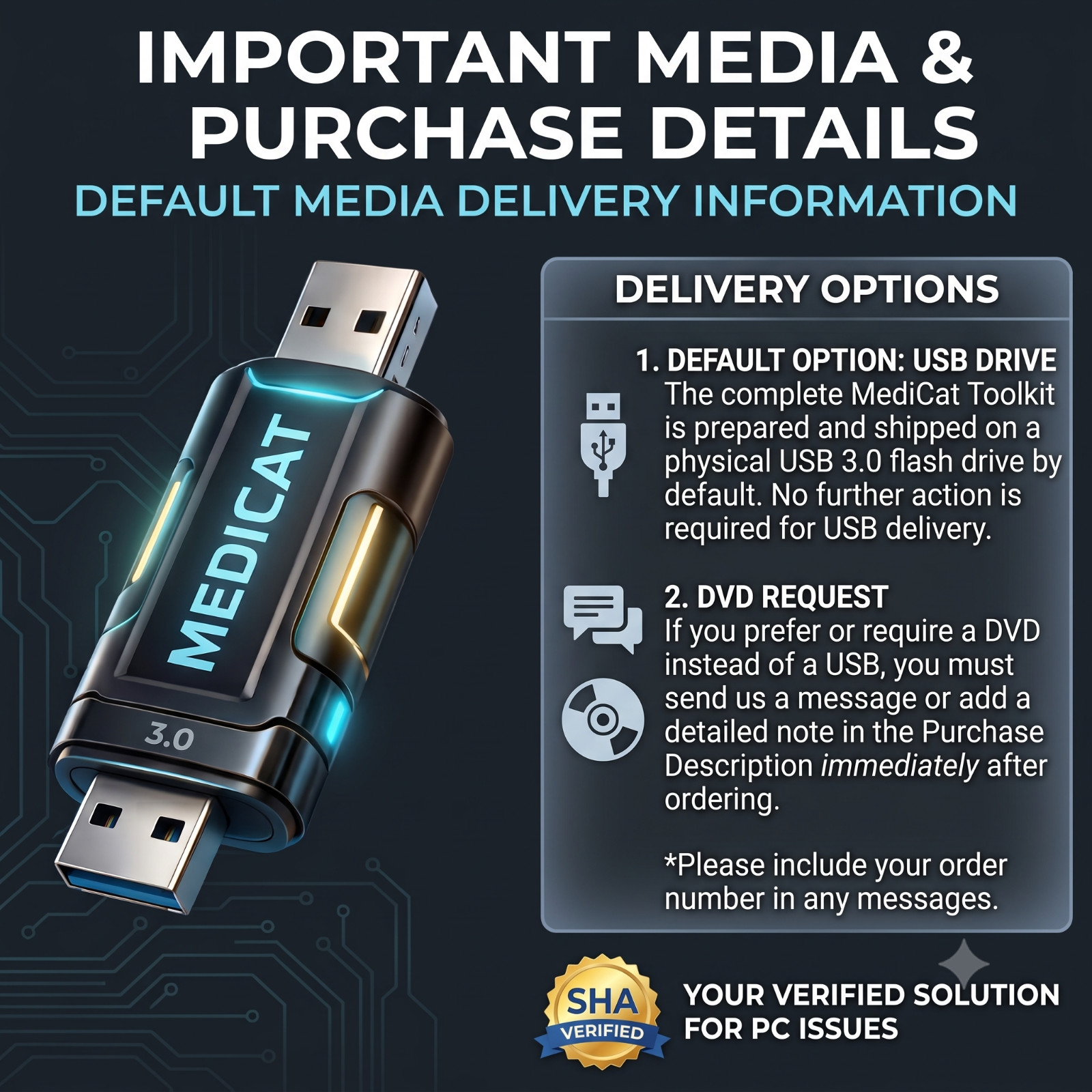 🔥MediCat PC Repair Recovery Toolkit🔥System Rescue Bootable🔥5 Pack: USB or DVD