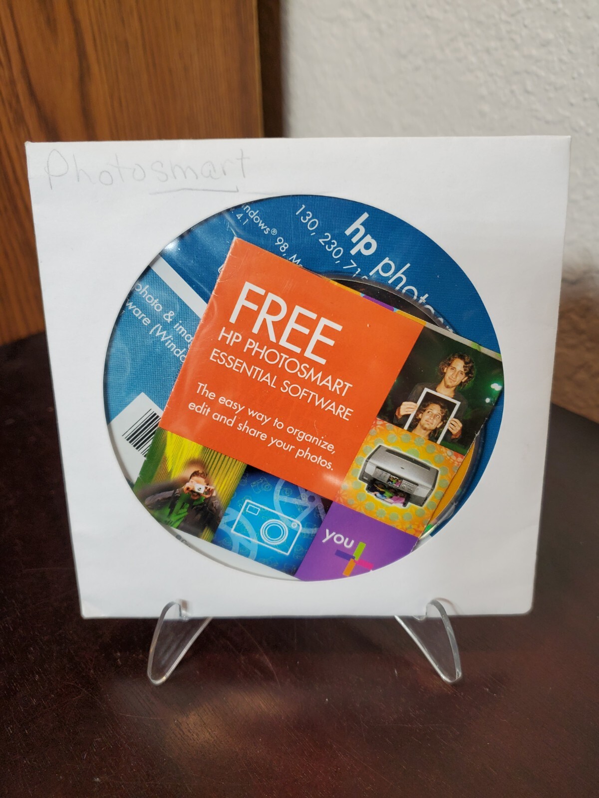 HP Photosmart & PhotoSmart Essential 1.9 CD Mini-Disc PC Software