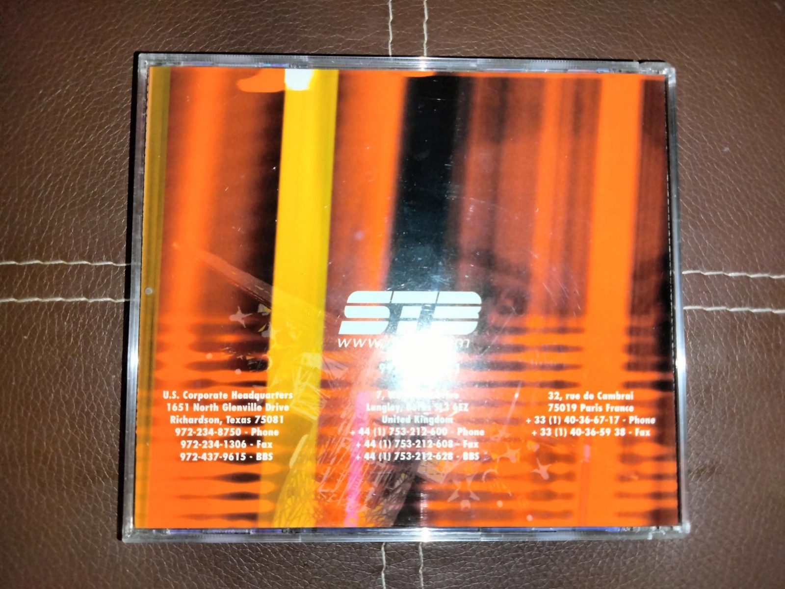 STB VELOCITY 4400 DRIVER CD – RIVA TNT – VER 1.0 – WIN95/98/NT – MINT CONDITION!