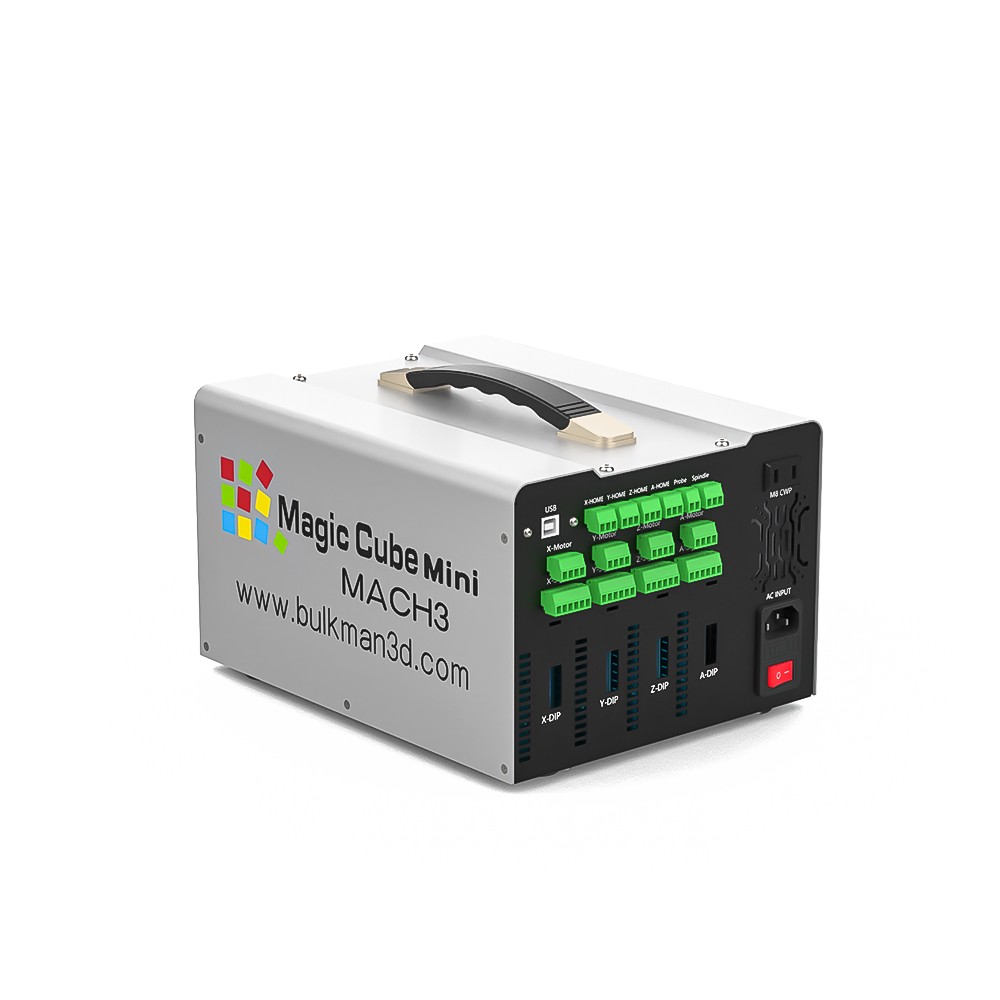 Mini UC300 Mach3 4-axis CNC Control Box with MPG Handwheel for Engarving Router