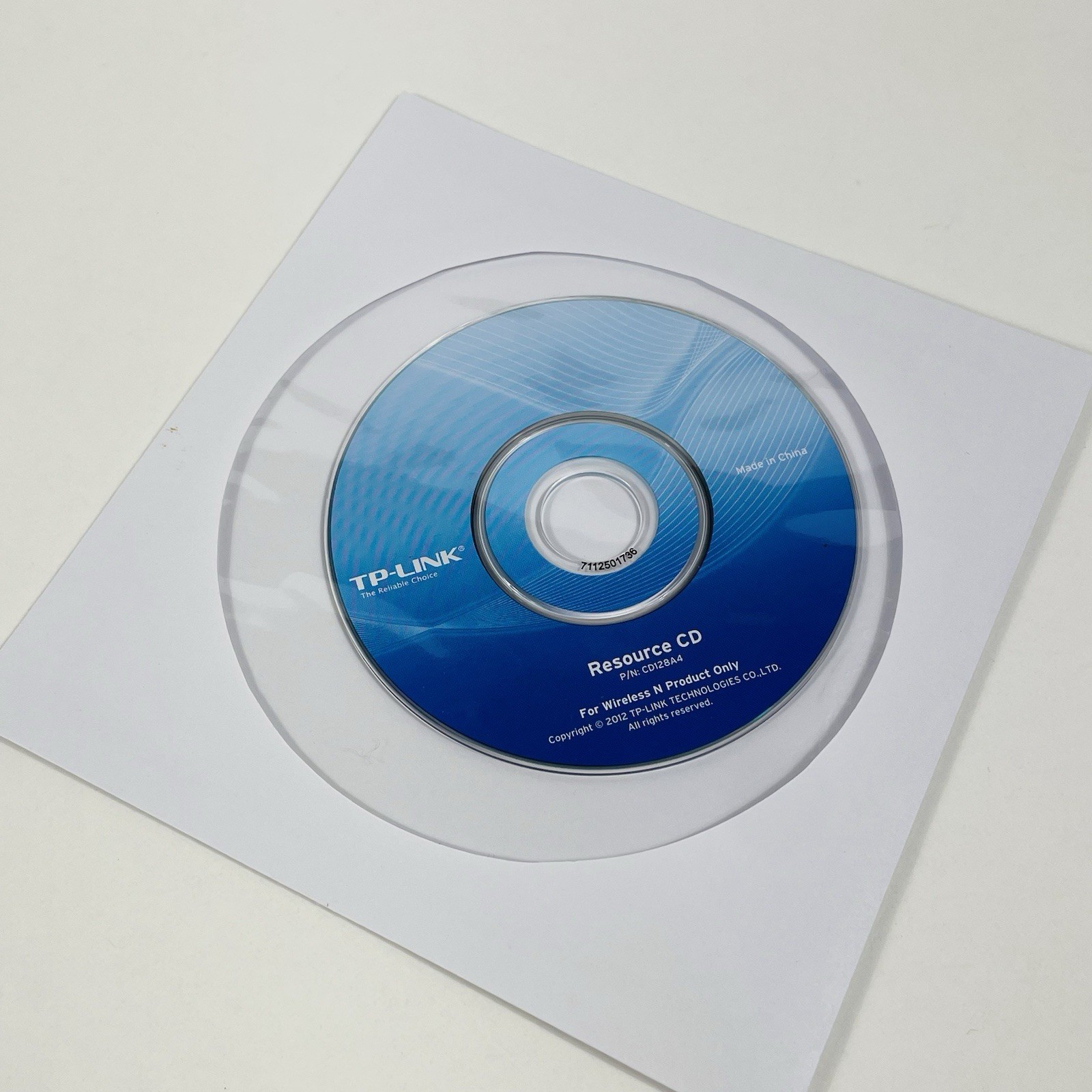 TP Link Resource Software CD for Wireless N Product Only 2012