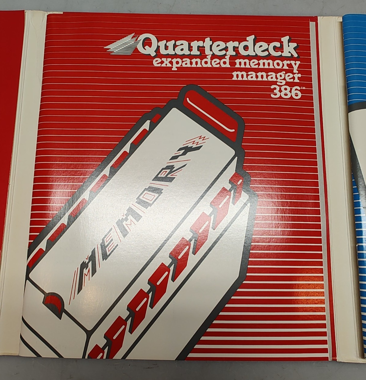 QEMM Quarterdeck Expanded Memory Manager 386 Vintage DOS Floppy w/Box and Manual