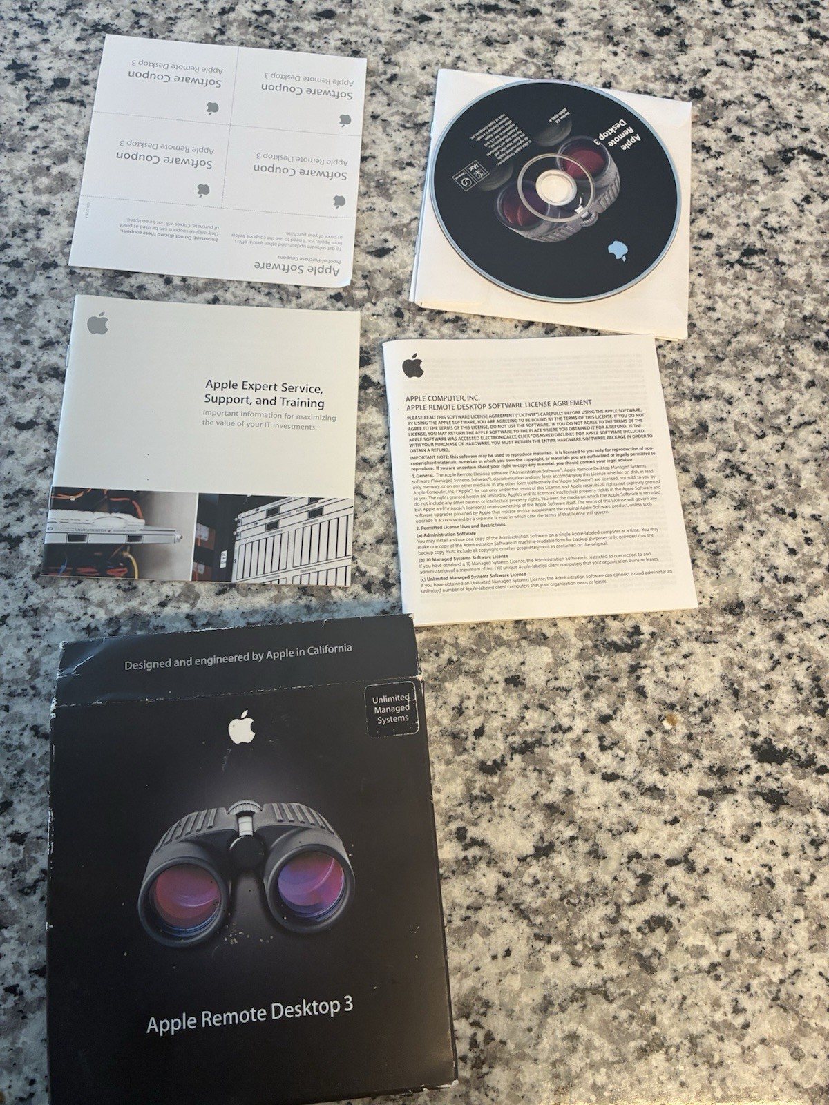 Apple Remote Desktop 3 Unlimited Managed Systems MB423Z/A NEW Complete Box Mac