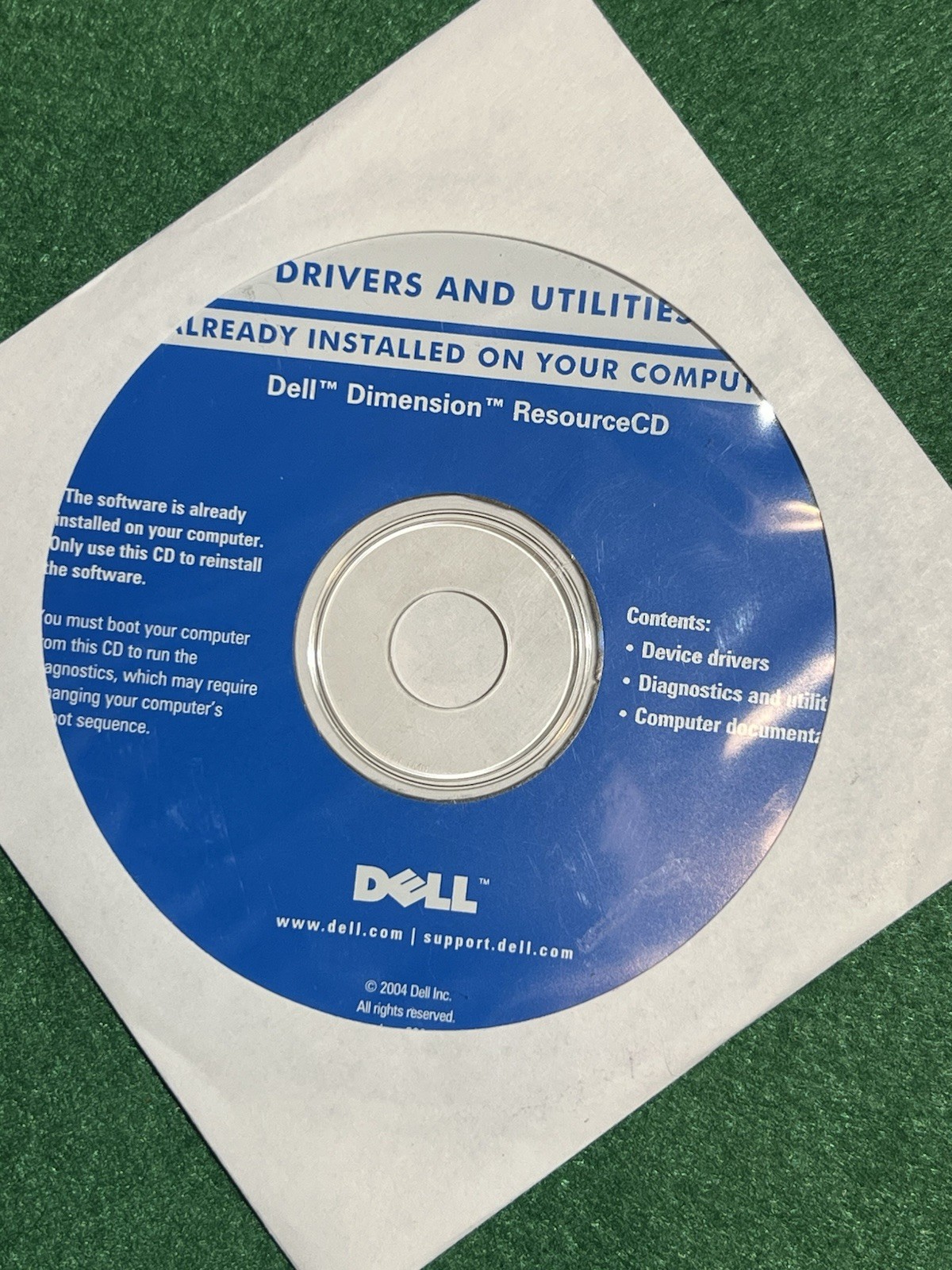 VTG lot of 9 Dell installation CDs for Windows. Brand new never open and sealed