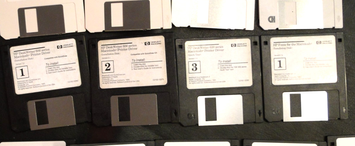 HP Deskjet 600 Series Installation 7.2 Disks 3.5” Floppy Disks