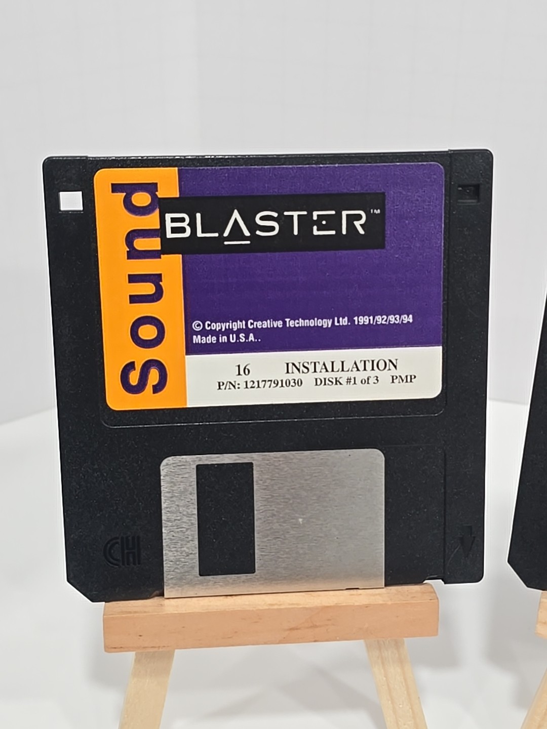 🕹 Vintage Creative Technology Sound Blaster 1994 Install Apps 3.5″ Floppy Disks