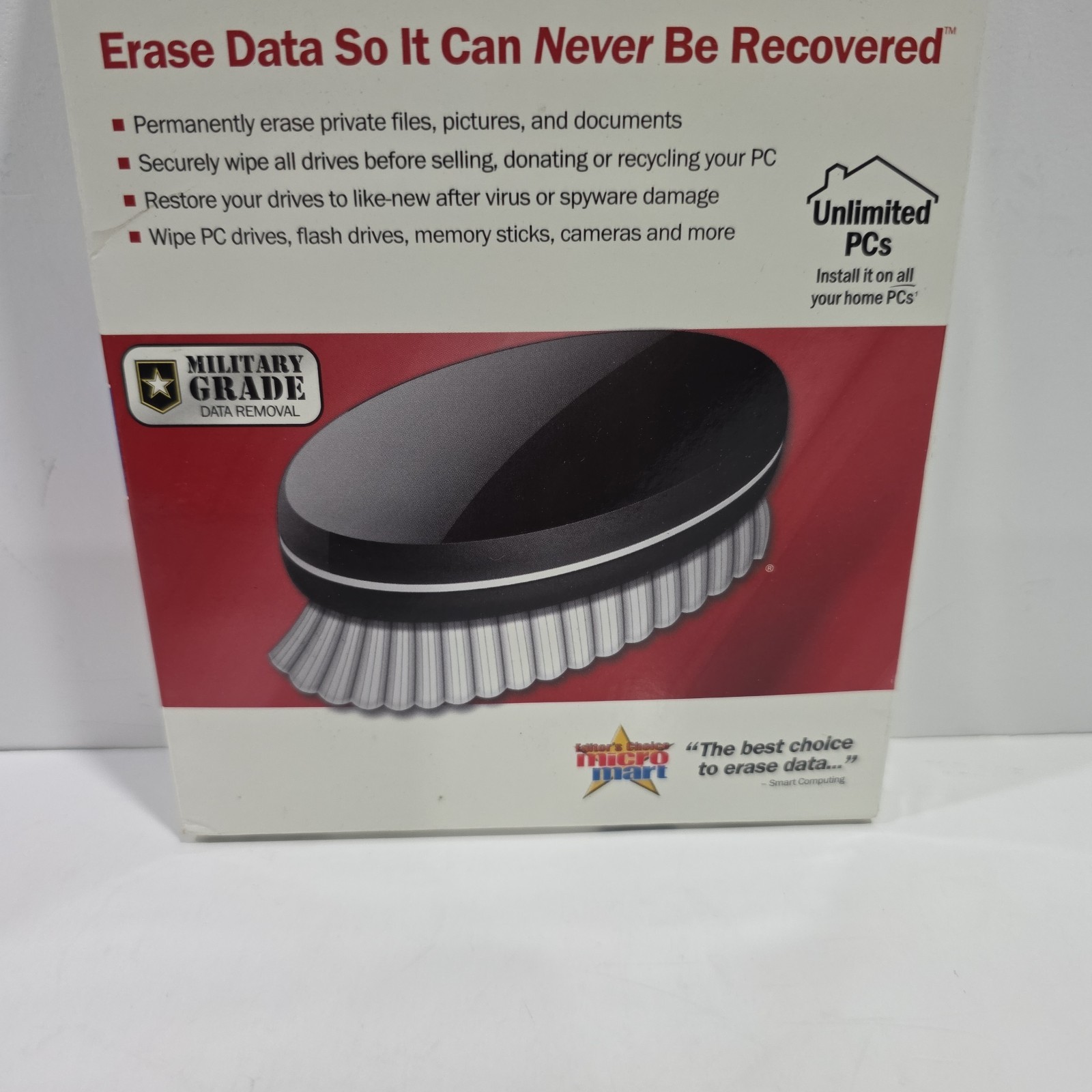 GENUINE Iolo Military Grade Drive Scrubber For Windows Security New Sealed