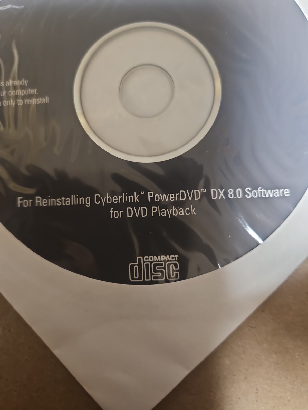 Dell Application Cyberlink PowerDVD Software PC Cd Rom