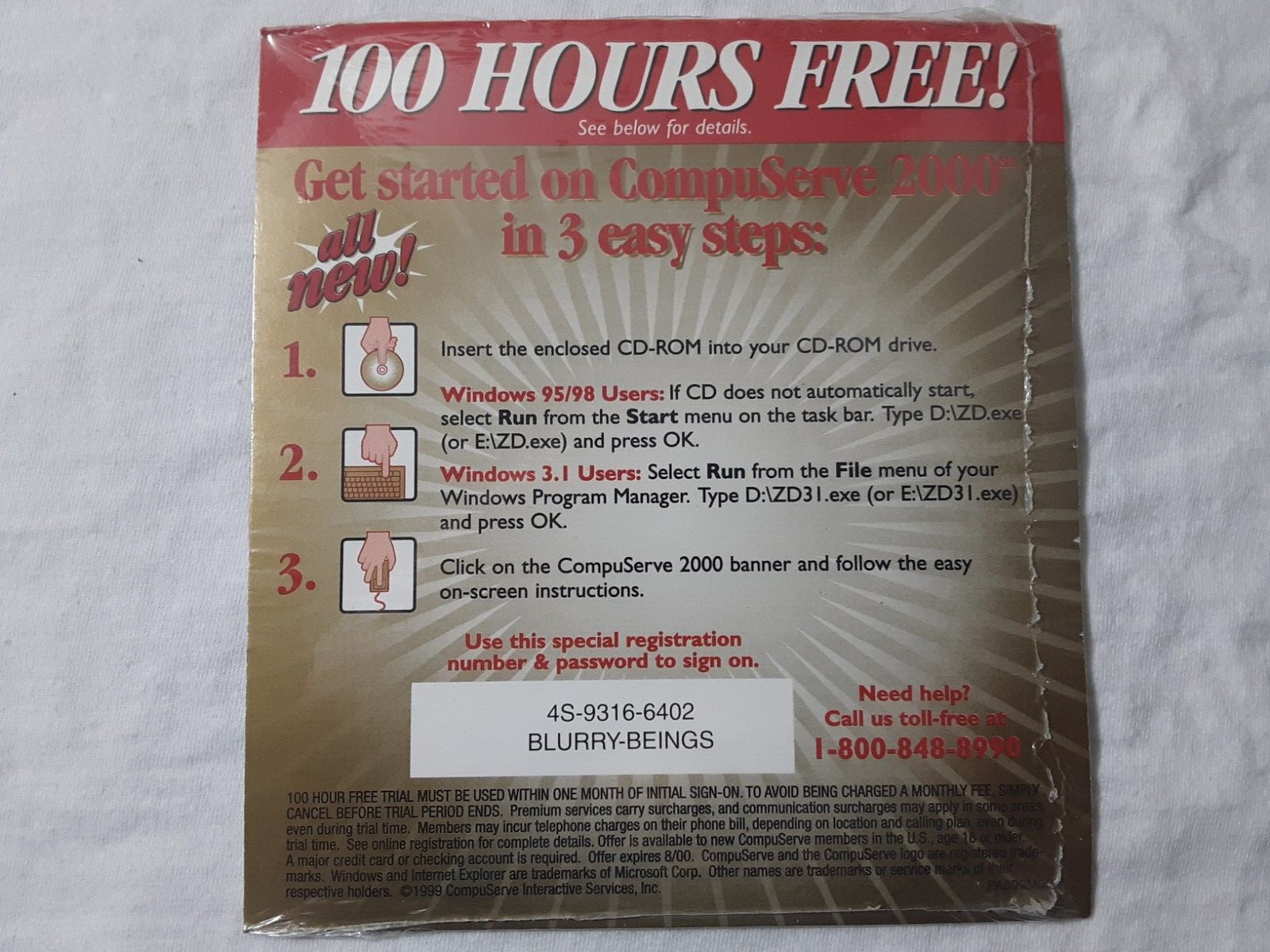 retro 1999 CD-Rom PC Magazine Sharerware Awards Winners FREE SHIPPING AOL trial