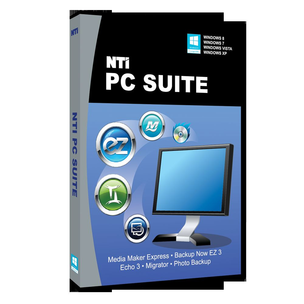 NTI PC Suite–Drive Cloning, CD DVD Burning, Data Migration, Backup MSRP $149.99