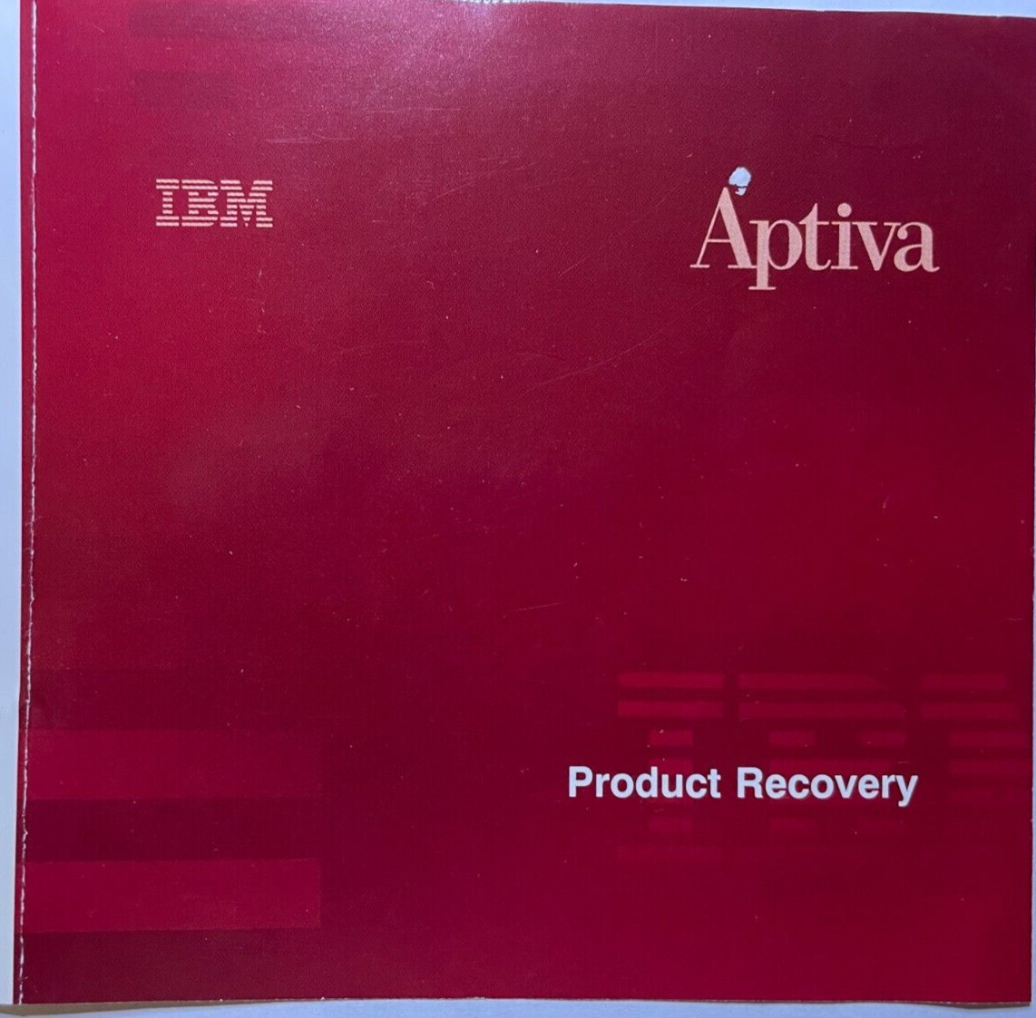 IBM Aptiva Product Recovery CD