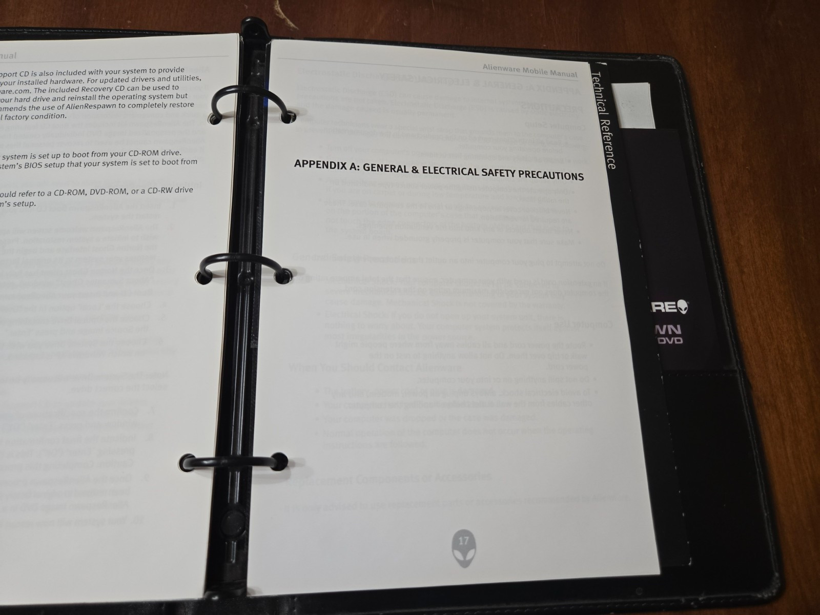 Vintage Alienware m9700a Computer Manual & Software Bundle in Binder – Read