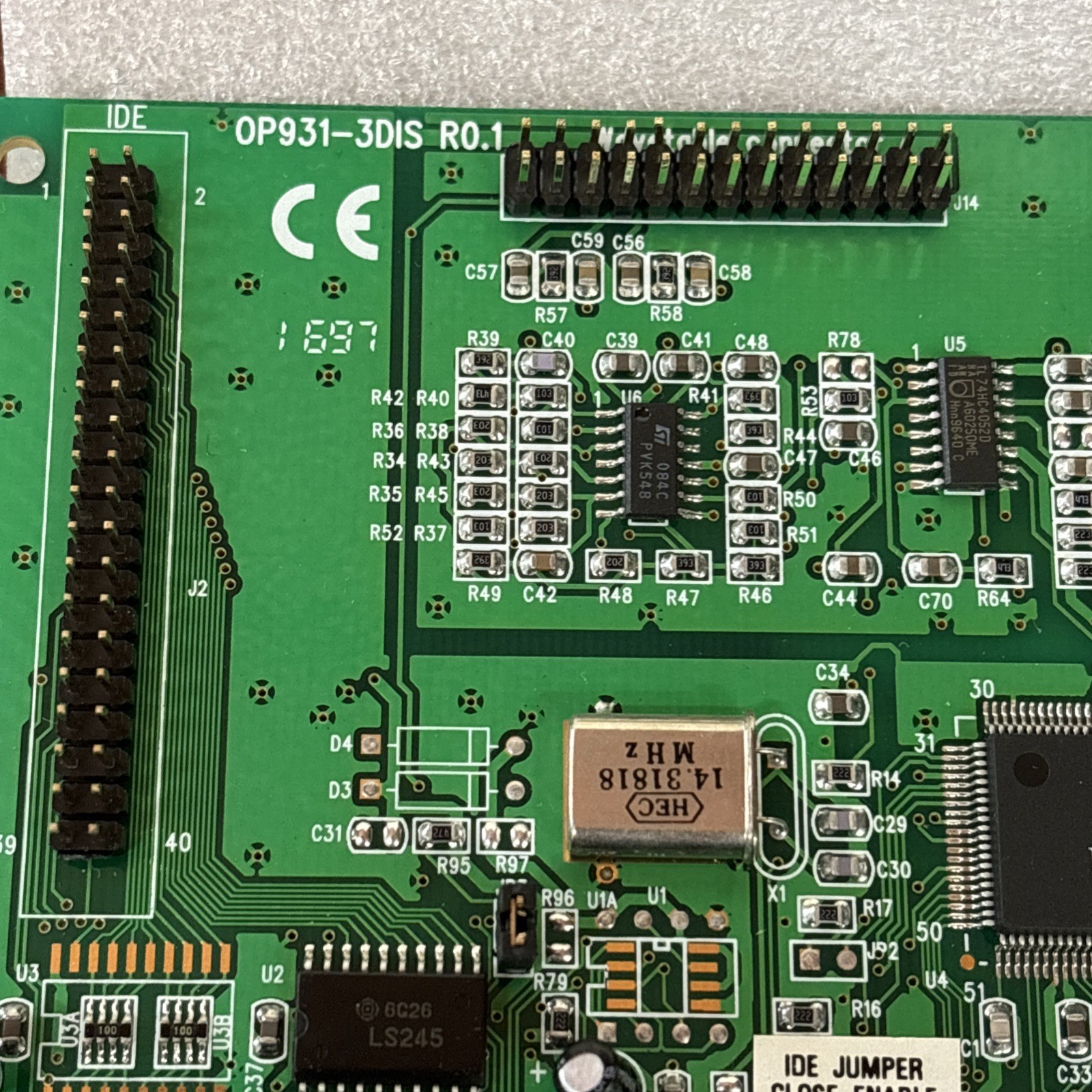 Vintage Opti OP931-3DIS Sound Card, Box and 3-1/2″ Floppy Disk