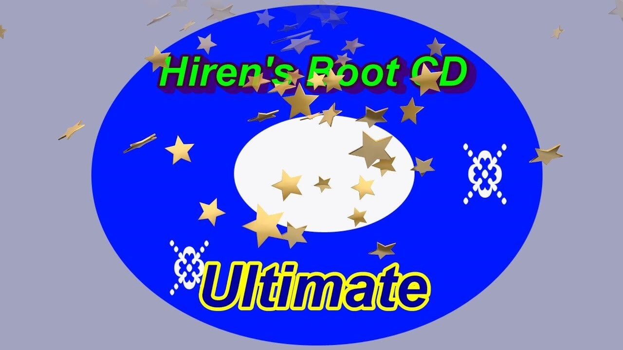 Hiren’s Boot Disc PE 1.0.3 Recupero & Riparazione Windows XP 7 8 10 & 11 CD DVD