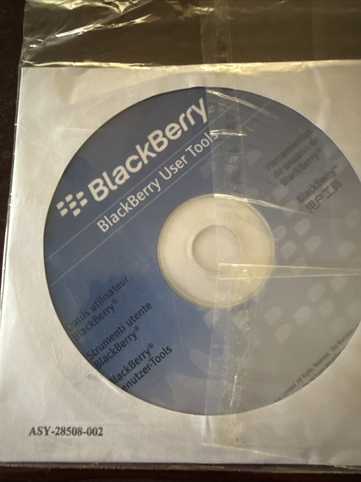 BlackBerry User Tools 2006 CD ROM USA (ASY-28508-002) NEW