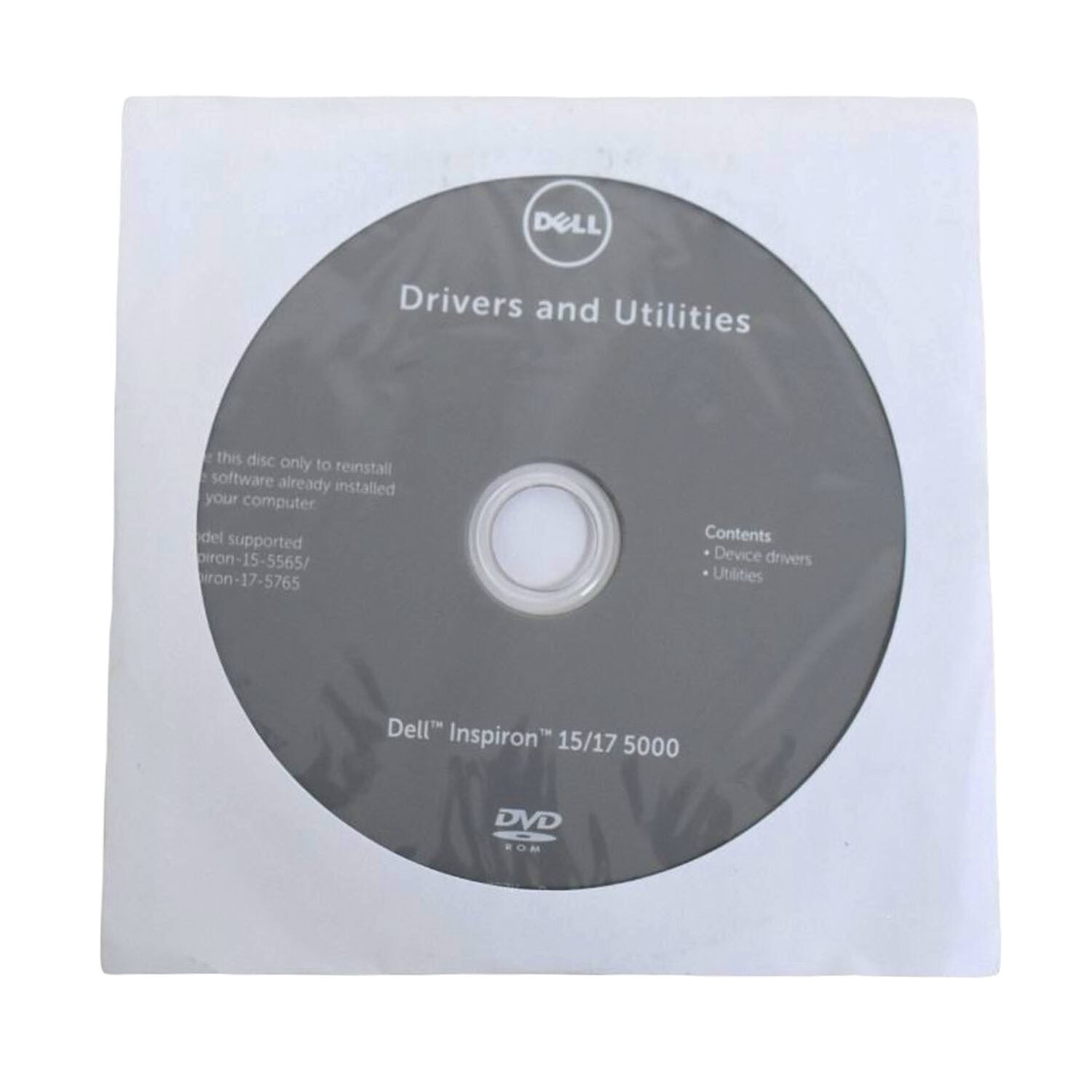 OEM Dell P36RJ Driver and Utilities DVD for Inspiron 15/17 5000 5565 5765 0P36RJ