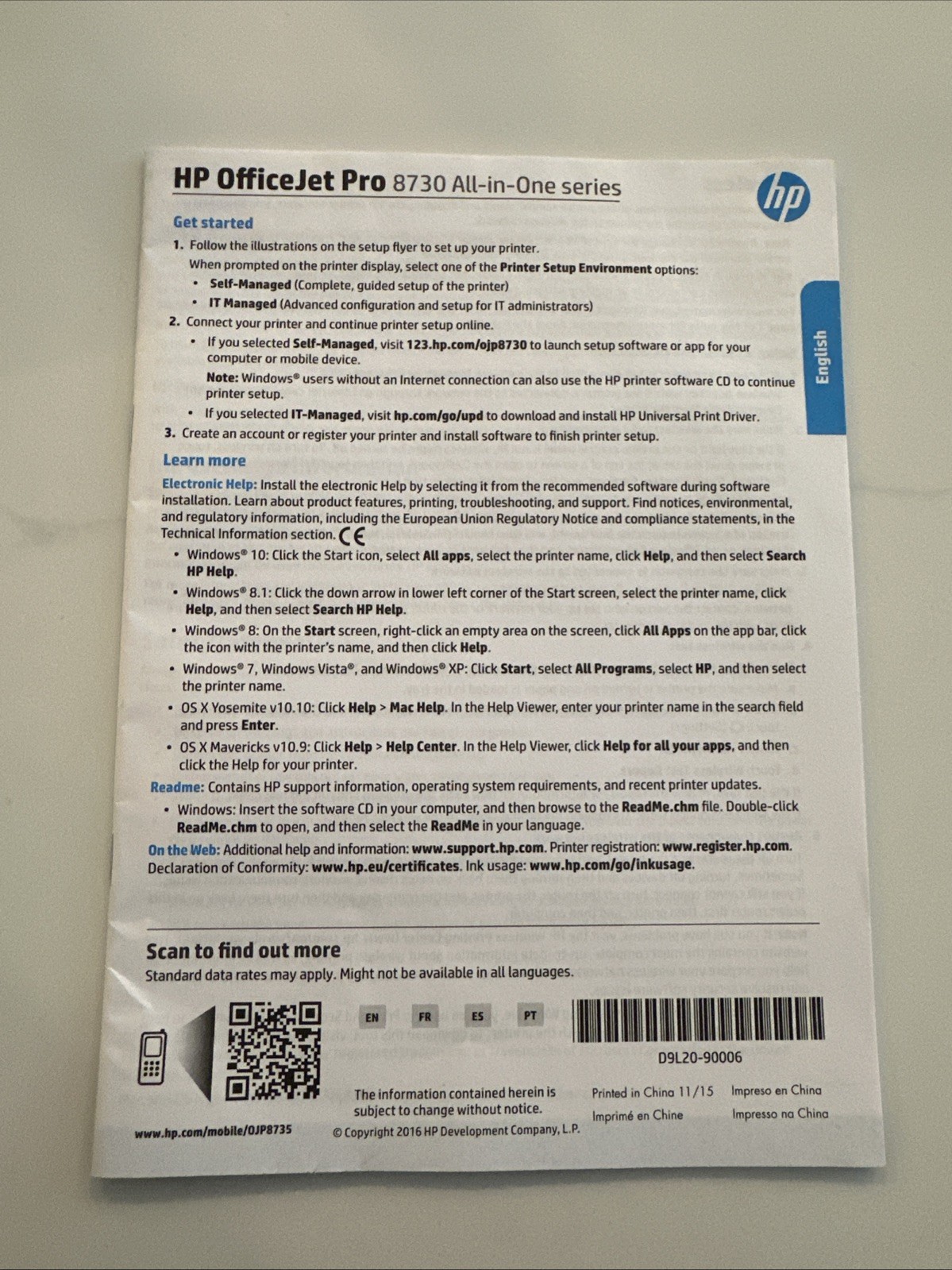 Hp Officejet Pro 8730 All-in-One Printer Series Driver for Windows & Mac