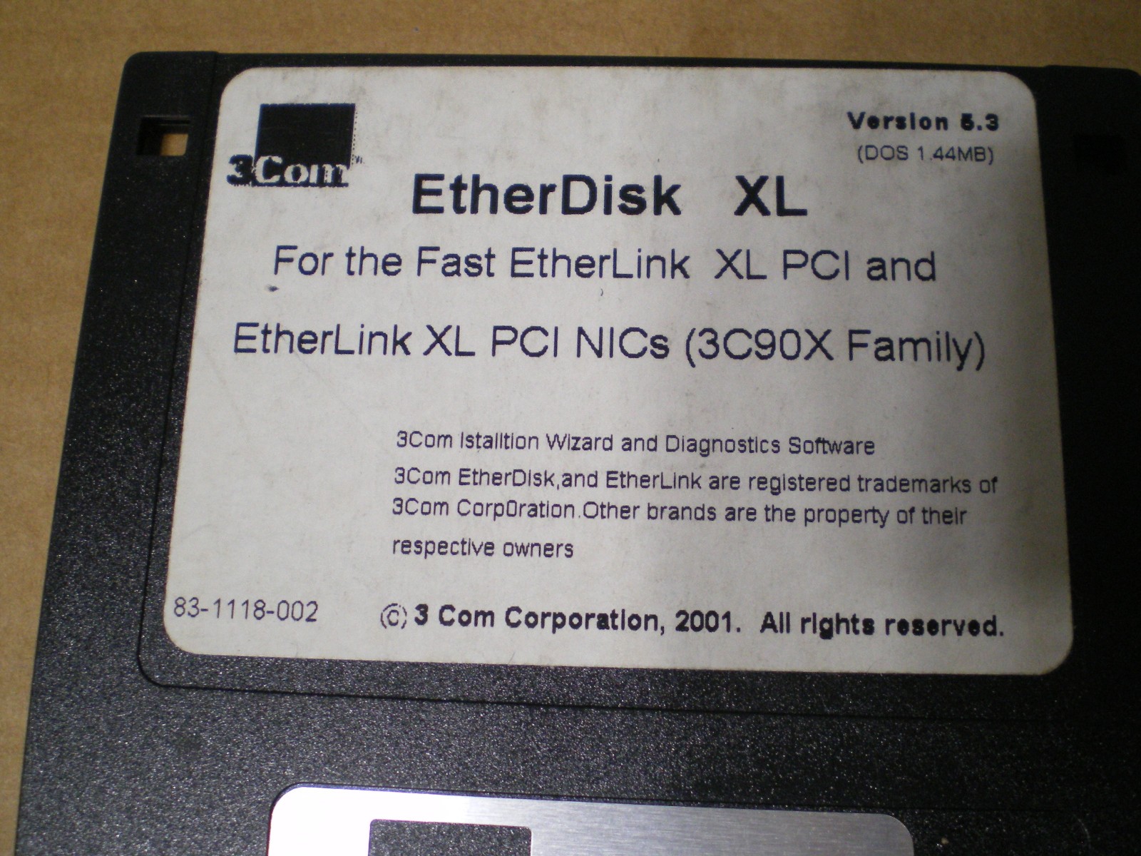 3Com DOS drivers for Fast EtherLink XL PCI & EtherLink XL PCI NICs 3C90x family