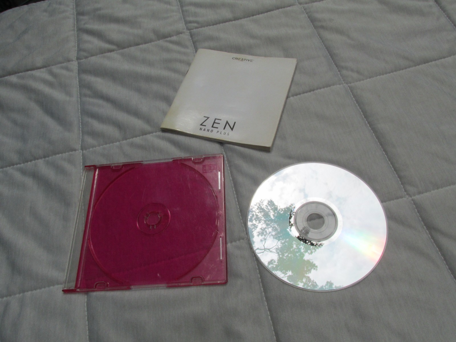 Creative Zen Nano Plus Installation CD Software Driver Disc 2005 with manual