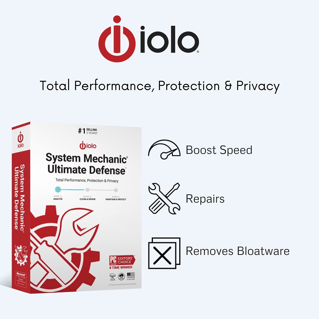 – System Mechanic Ultimate Defense Antivirus Software and Malware, Protection…