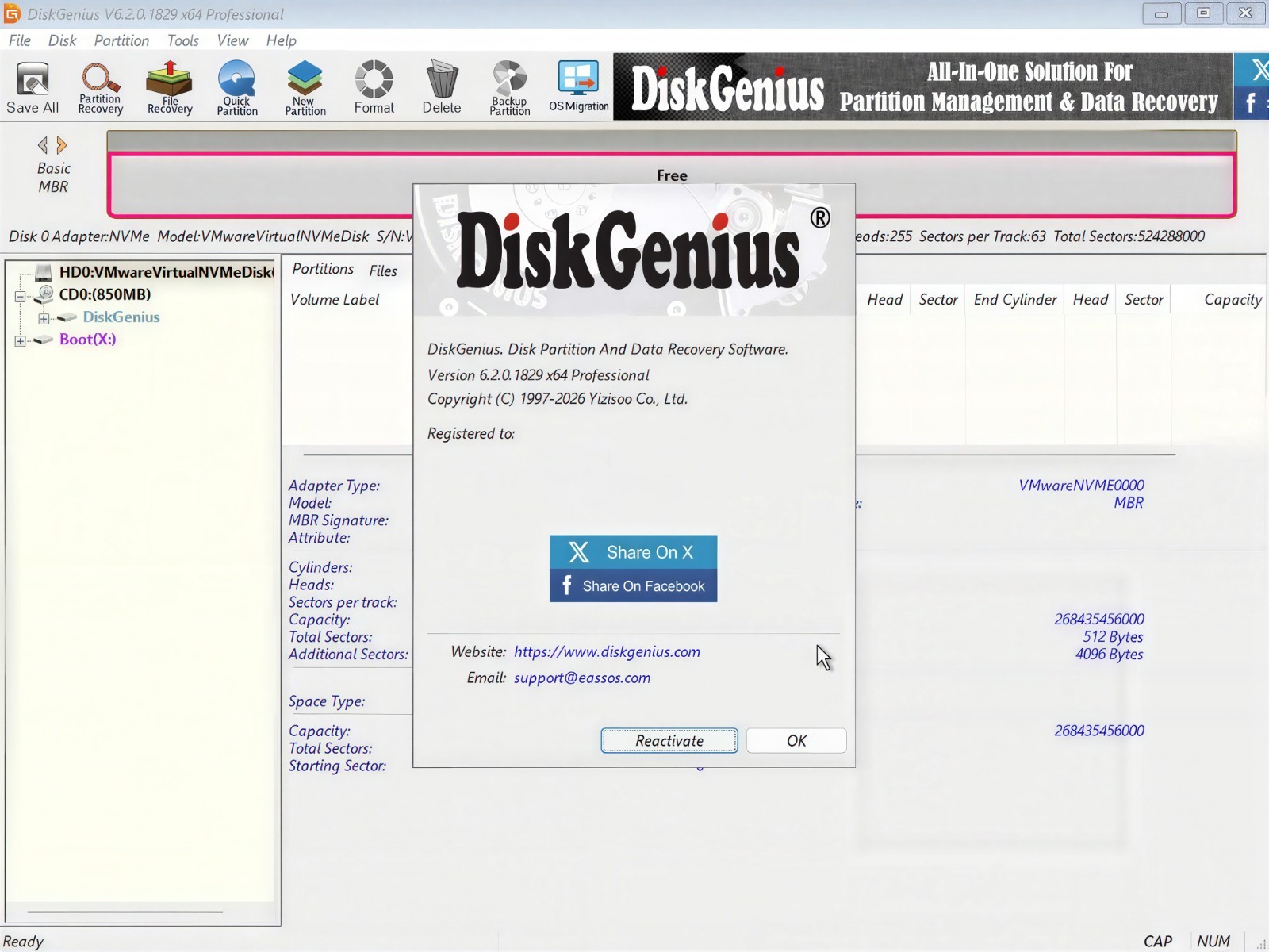 DiskGenius Professional Bootable DVD/USB