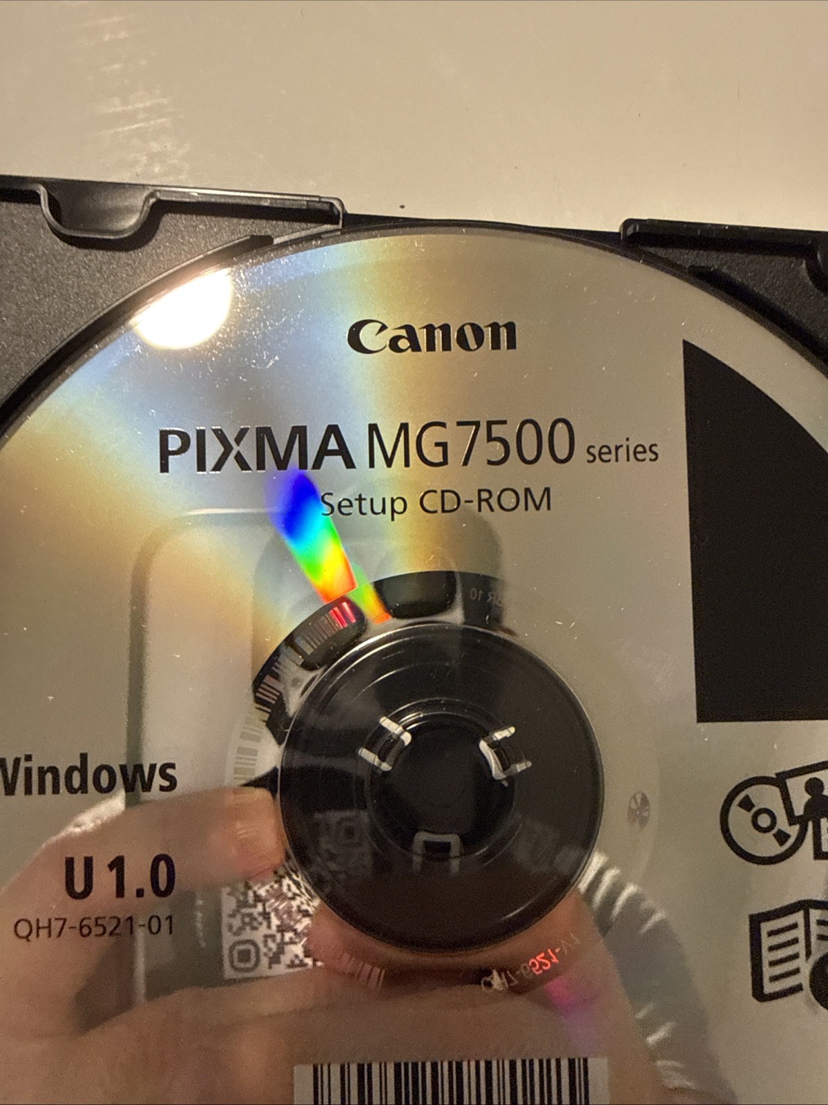 Canon Pixma MG7500 Series Setup CD-ROM CD New