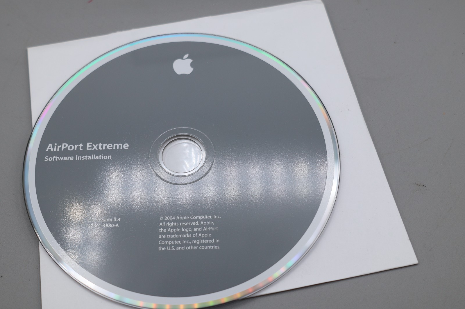 2004 – Apple Airport Extreme Software Installation CD Version 3.4 – Dut’s Deals