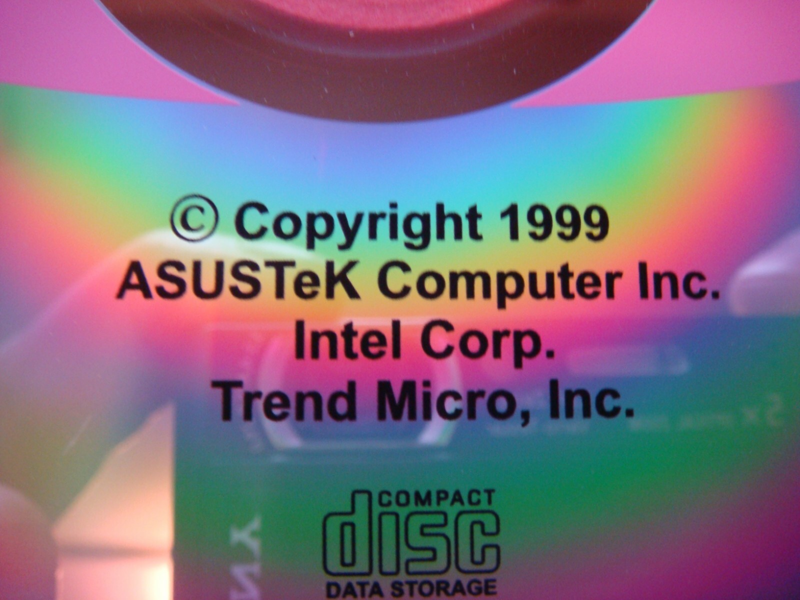 ASUS ALI AGP Motherboard Support CD Rev. 5.15 CD Circa 1999 Pre-owned *18