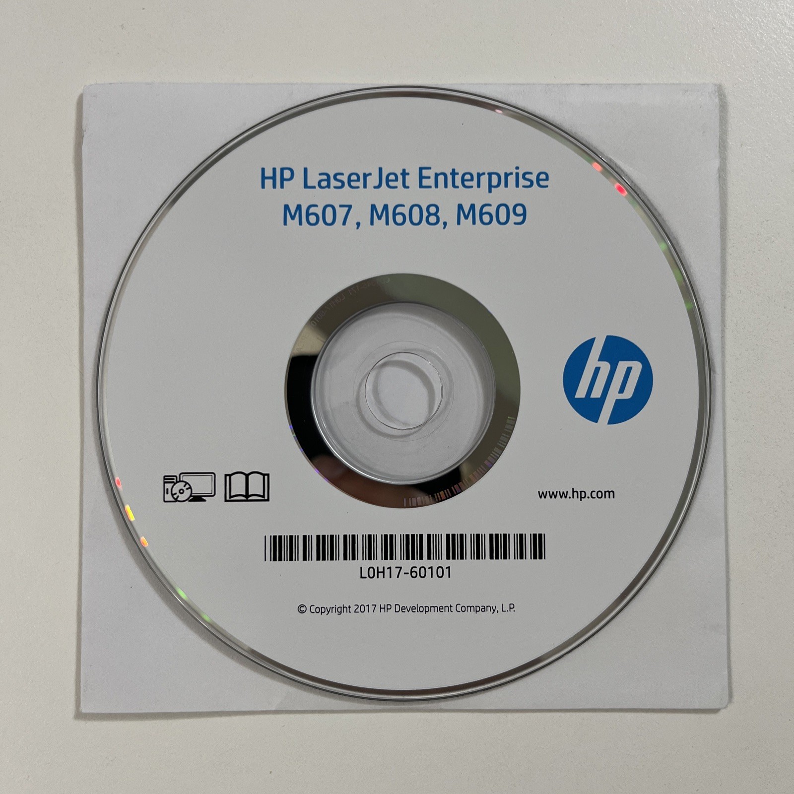 HP LaserJet M607 M608 M609 Setup Installation CD ROM Software Driver Disk