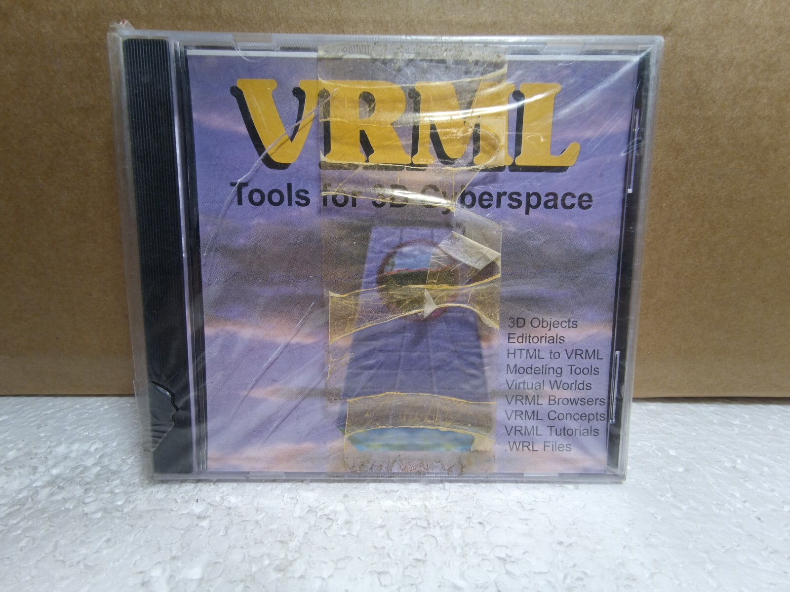 VRML Tools For 3D Cyberspace PC CD-ROM Jewel Case NEW “SEALED” Vintage