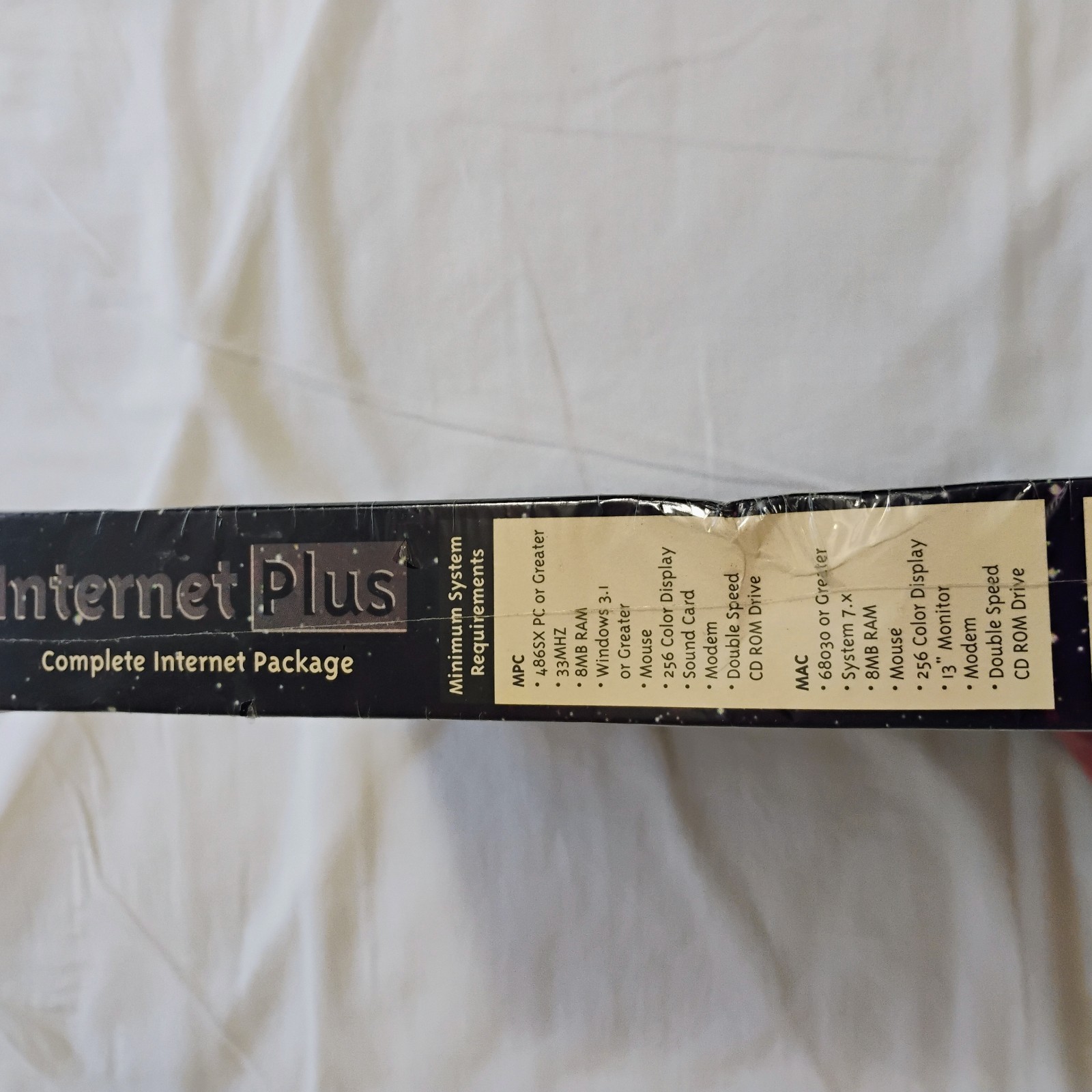 Internet Plus Sealed New Old Stock Vintage Complete Internet Package CD Roms