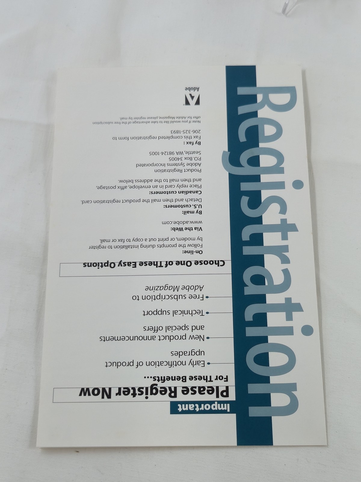 Adobe Type Reunion Deluxe 2.0 Macintosh Font Management Utility Software Vintage