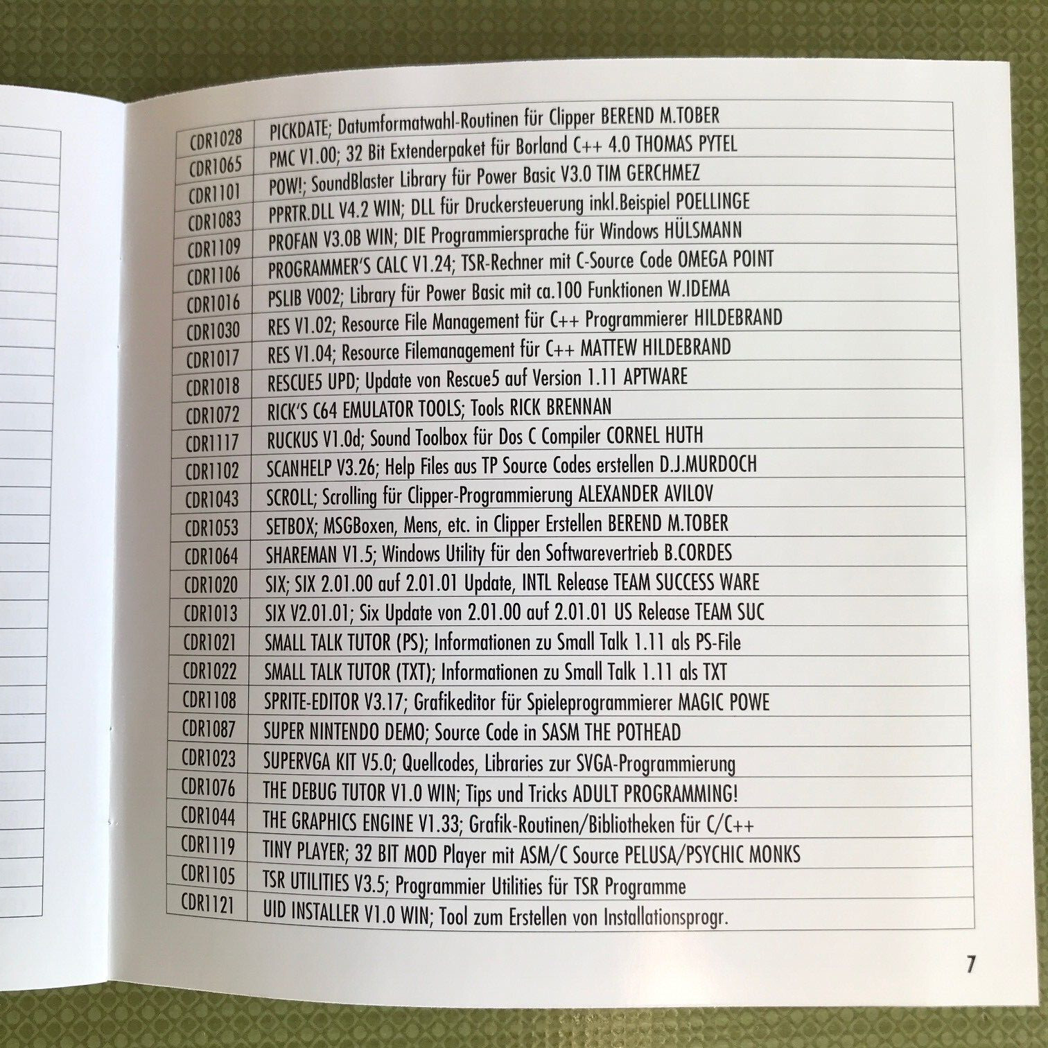 100 Editors, Source Codes, Libaries & Tools – A Selection of TopWare – 1994