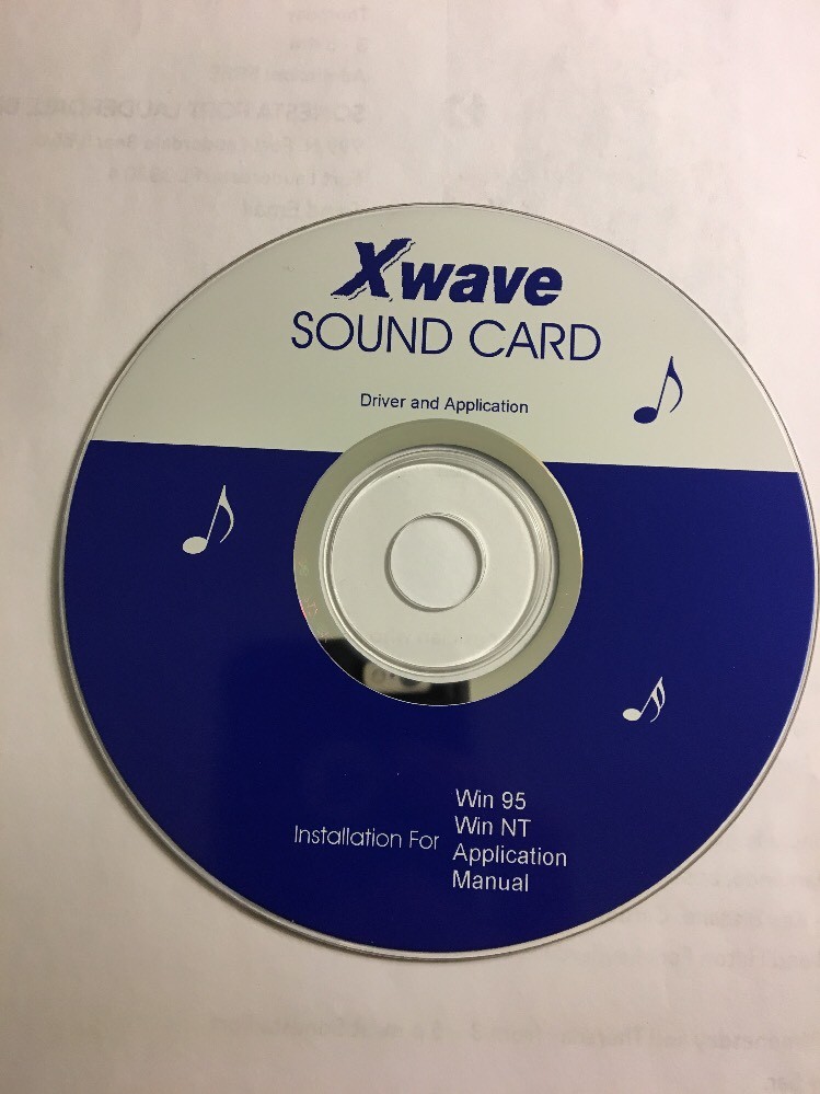 Yamaha Xwave Sound Card Drivers&Utilities CD Video-67P/Video-67TV Win 95/NT-RARE
