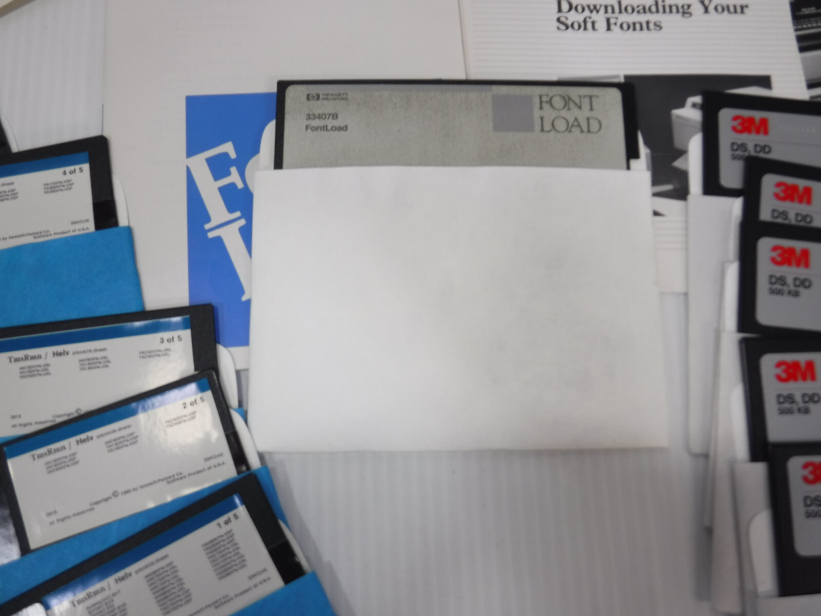 HP 33412AE TmsRmn/Helv Supplemental Set (ASCII) Soft Font