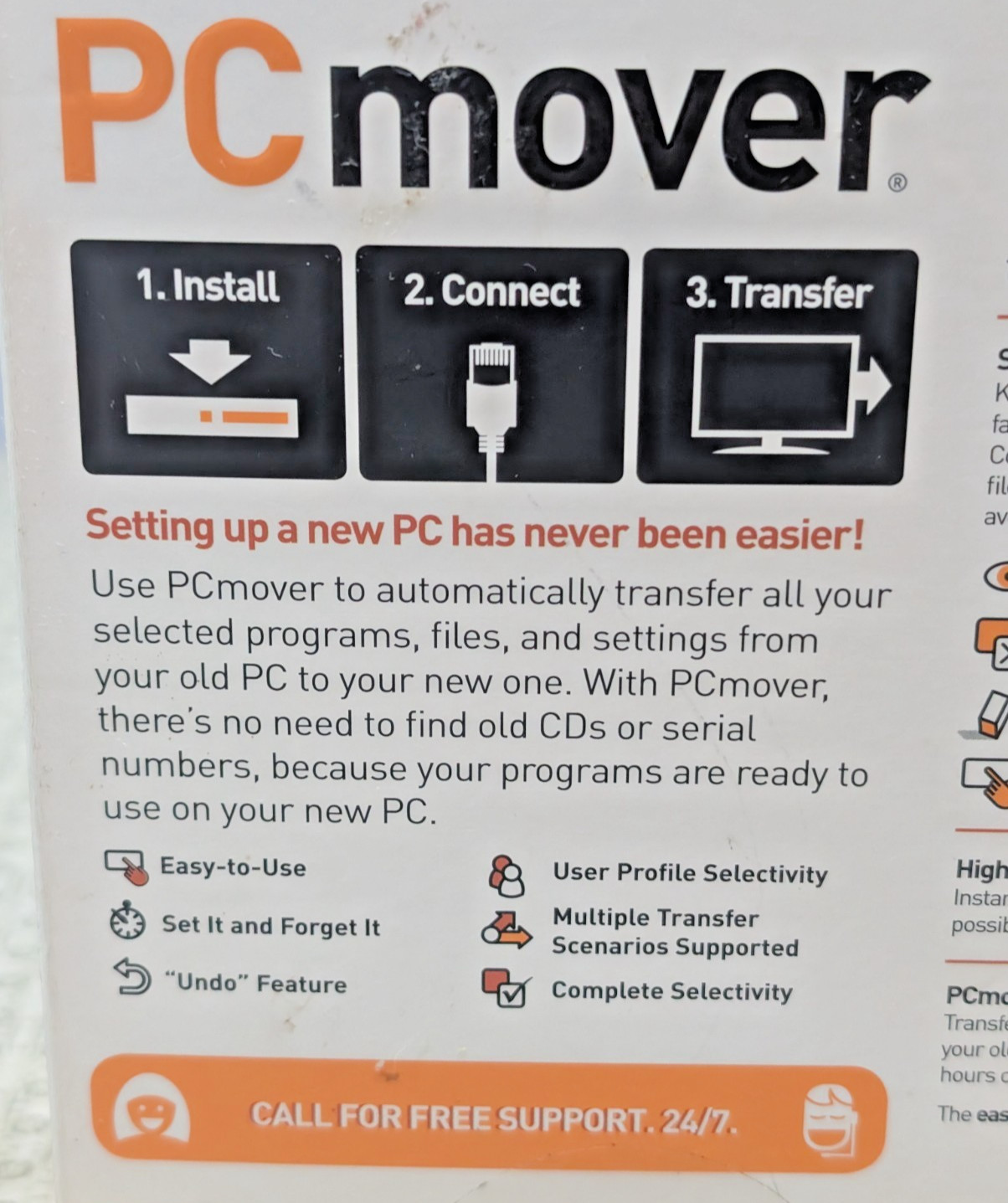 PCmover Ultimate 11 – Easily Transfer Files to New Computer – New, Sealed