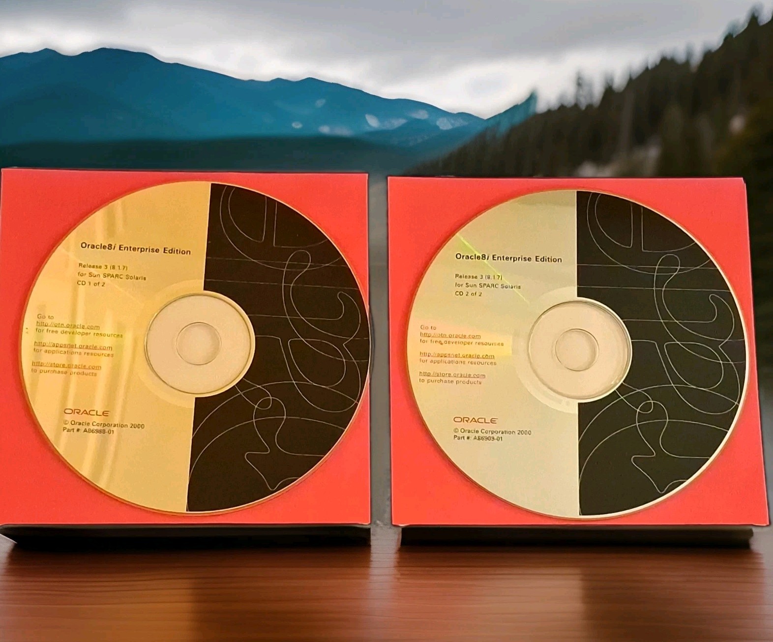Oracle8i Enterprise Edition Release 3 8.1.7 Sun SPARC Solaris 2-CD Set Vintage