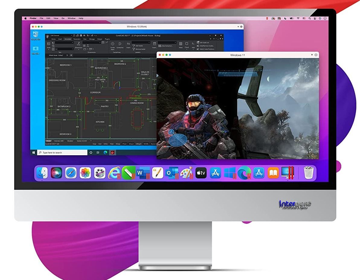 Parallels Desktop 19 Standard für Mac Vollversion 1 Jahr DE / ML Download NEU