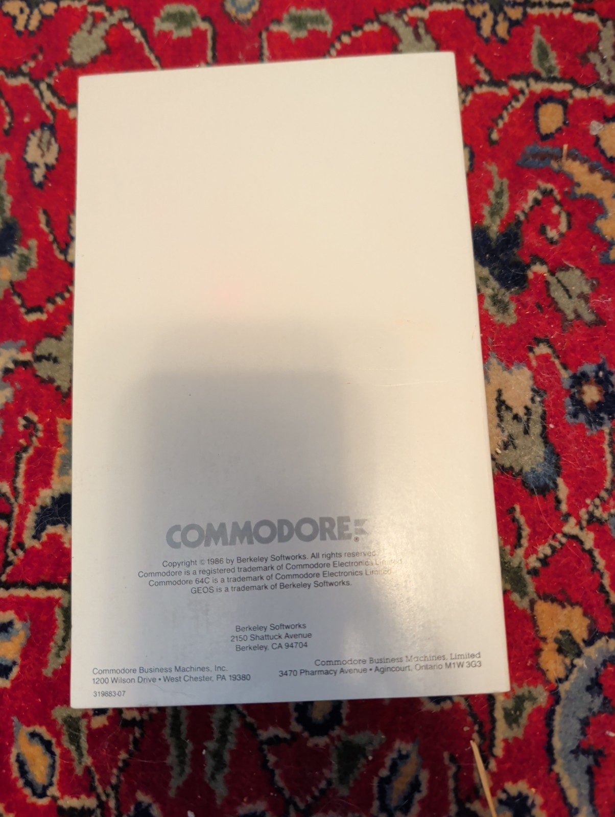 Commodore 64-128 – GEOS – 64C Manual