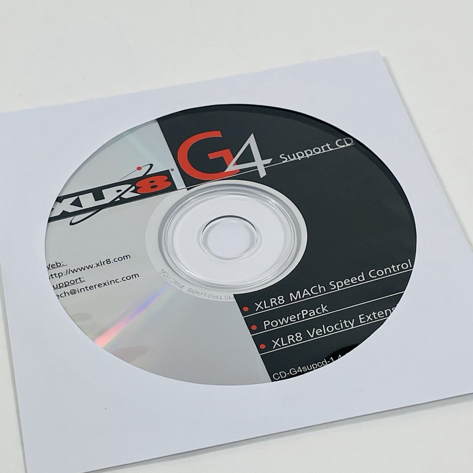 XLR8 Universal Install and G4 Support CD-ROM Discs 1999 Interex, Inc.