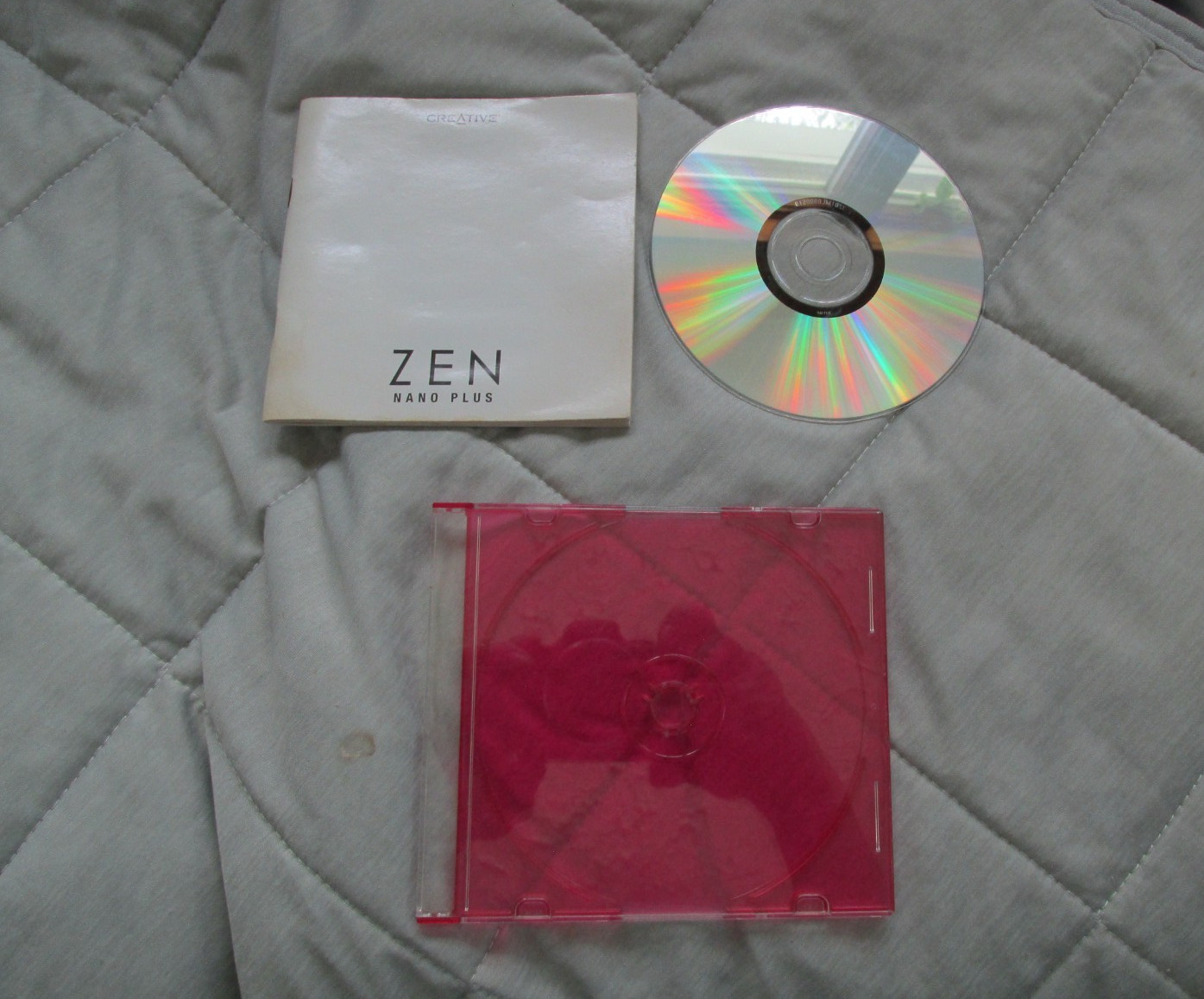 Creative Zen Nano Plus Installation CD Software Driver Disc 2005 with manual
