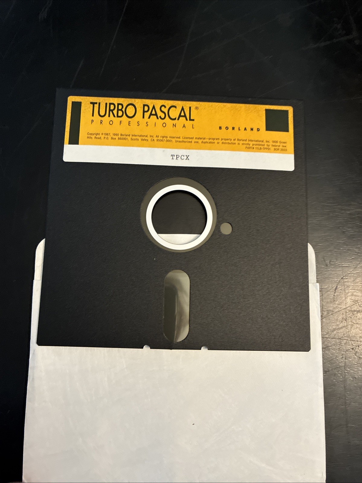 Borland Turbo Pascal – 5 DISK SET – 5.25″ Floppys – 1988, 1990 Vintage Software