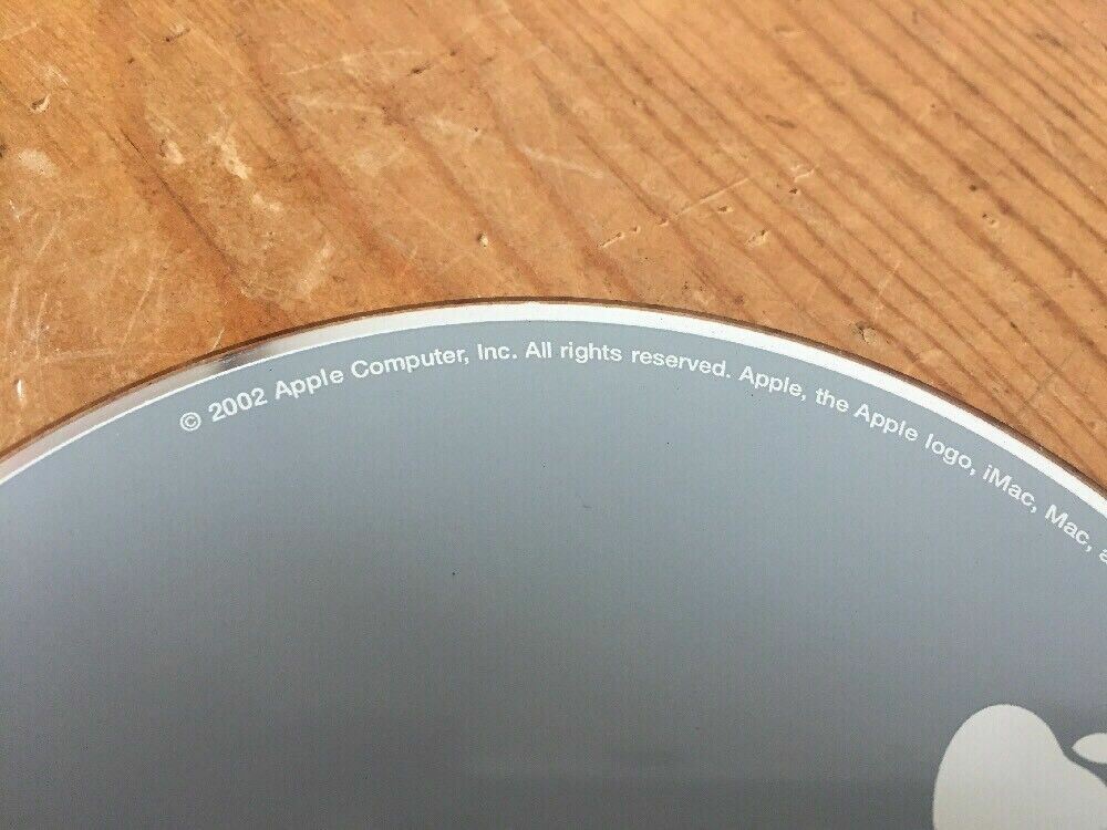 2002 Macintosh iMac Computer Applications Software Installation CD Verison 1.0