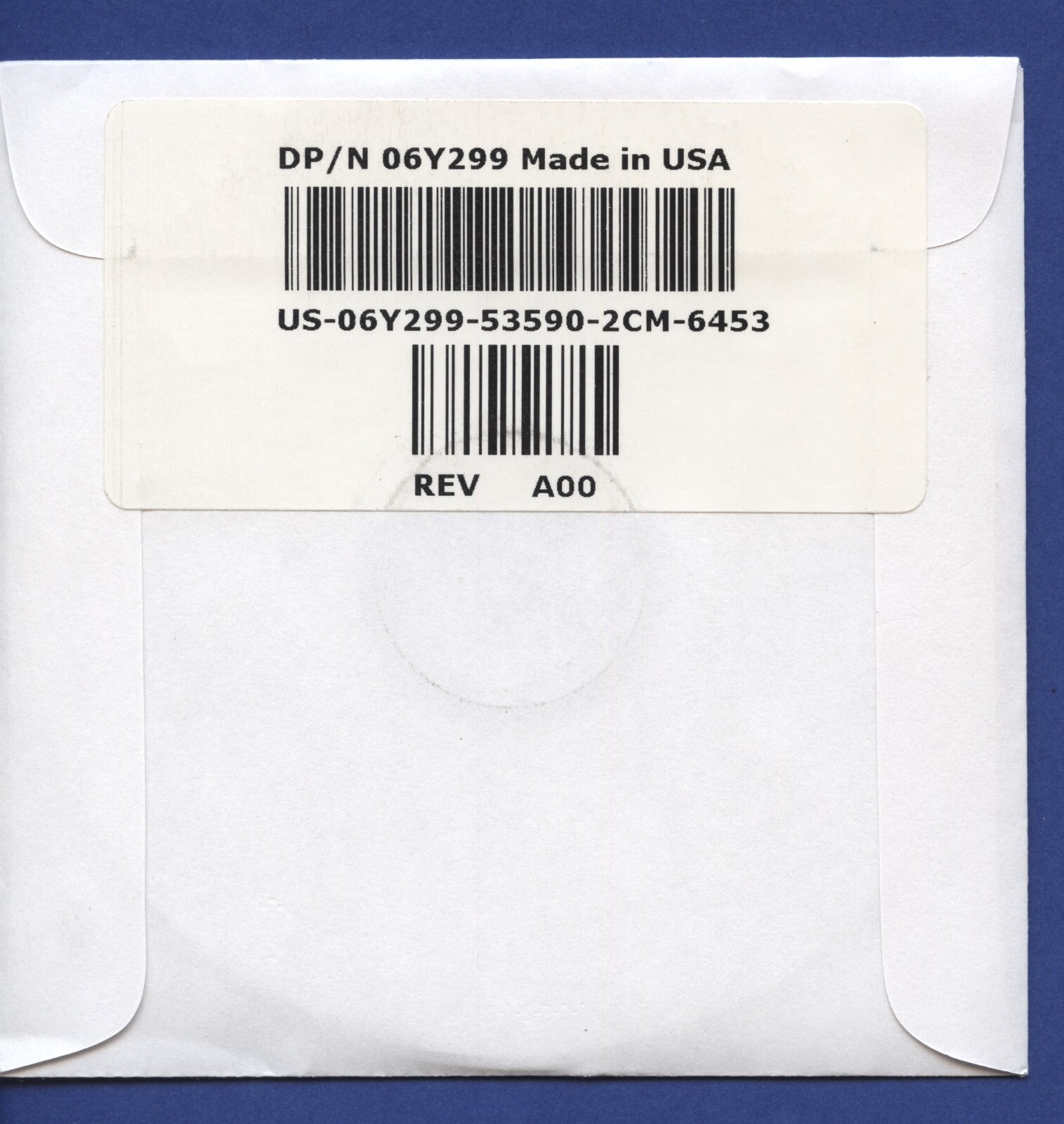 Dell Application Disc for Reinstalling Dell Tools System Software 6Y299 Rev. A00