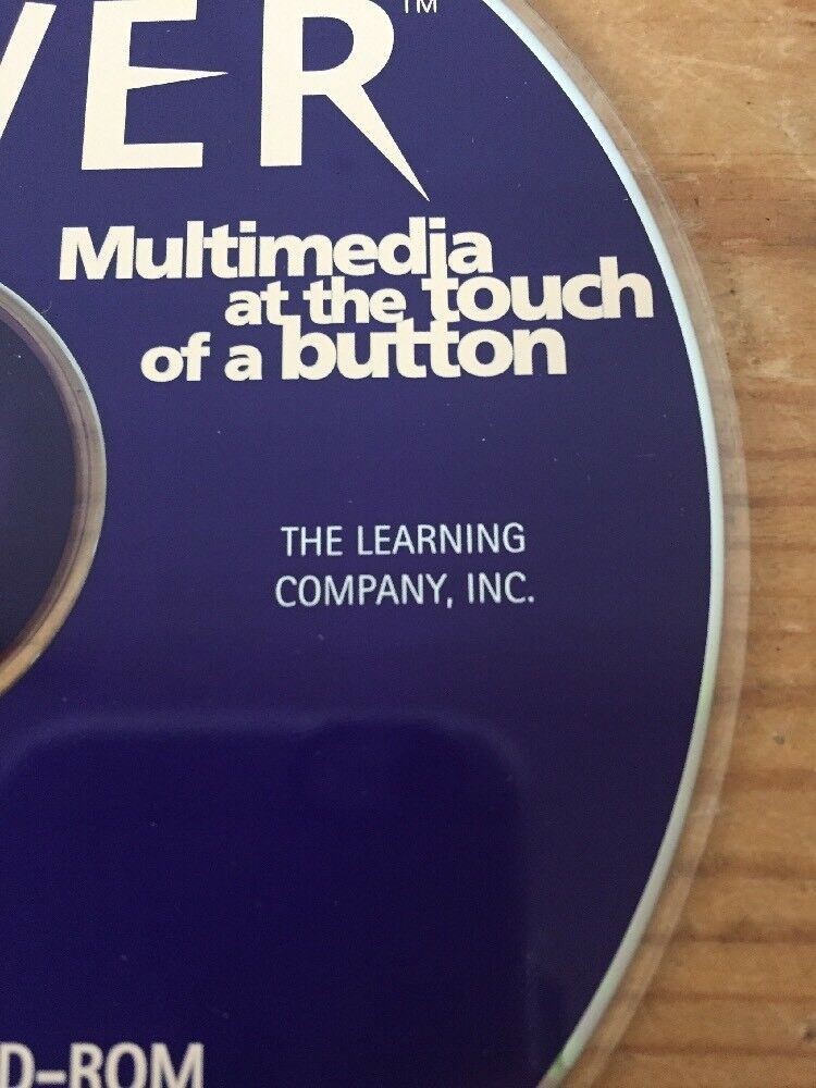 Vintage 1999 mPower 3.0 Multimedia Windows Mac Software v3 CD Disk w Manual